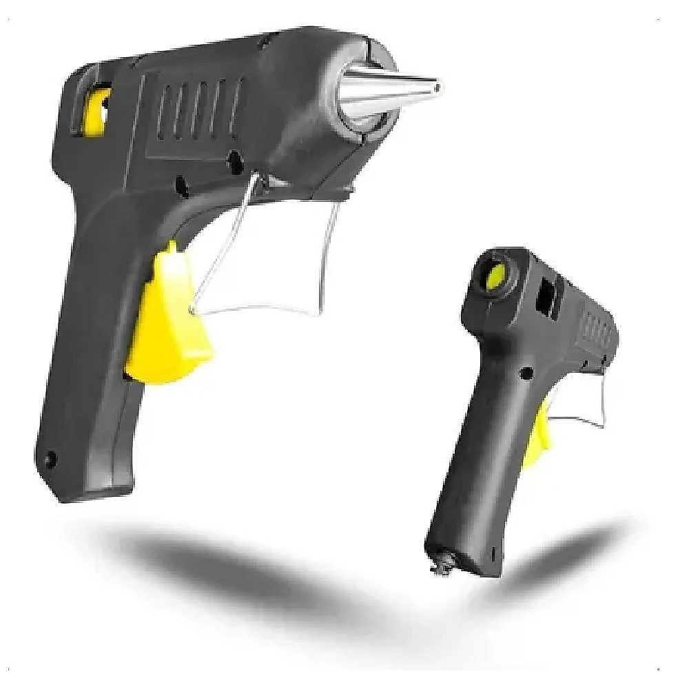 Pistola de Cola Quente Profissional Grande 15W Bivolt Plástico com Bico Metálico Yeet