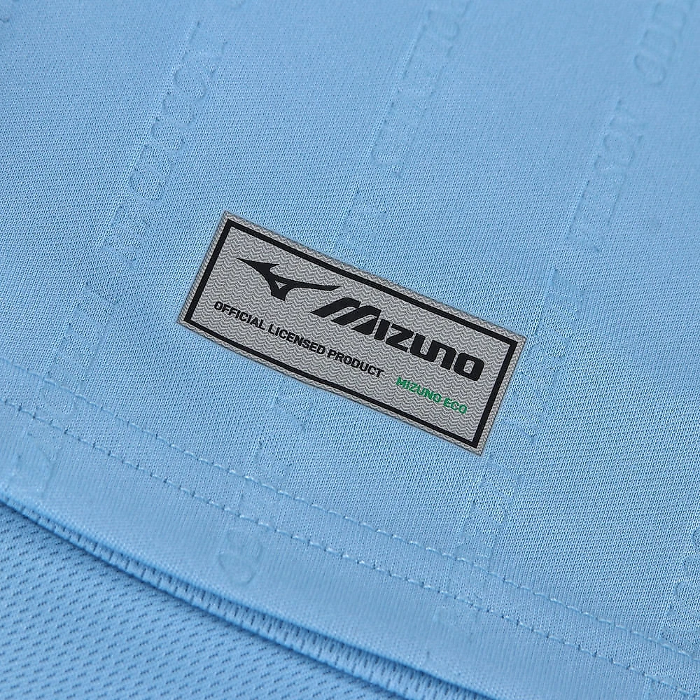 Camisa de Futebol Mizuno Edição Especial Lazio Jersey Masculina EG Azul