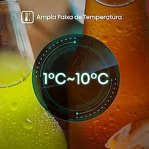 Geladeira de bebidas Hisense capacidade de 140 Latas 152L- HBL-14W1ANQRI - 110V
