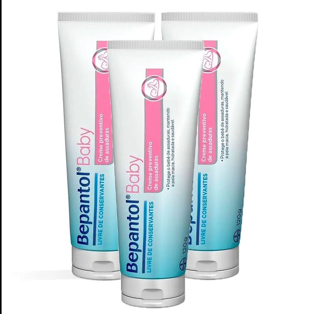 Kit 3X Bepantol Baby Creme Contra Assadura 100g + Ganhe 20g
