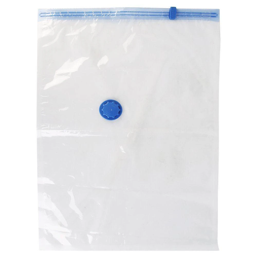 Saco Organizador a Vácuo Gg 80x120cm para Roupas e Viagem Branco Clean Tech