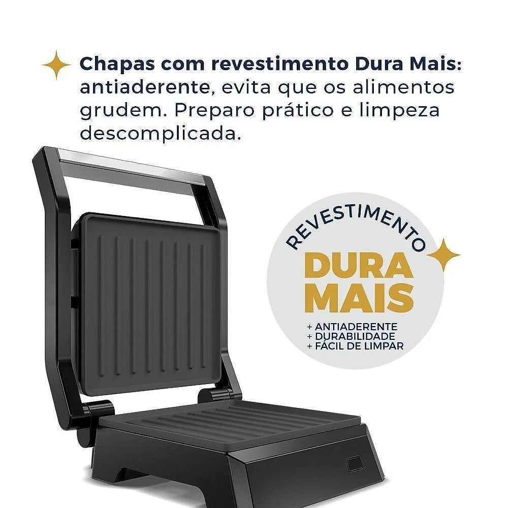 Grill Britânia Abertura Dura Mais 520W BGR06A 220V