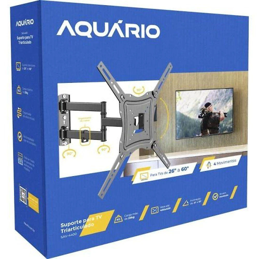 Suporte Triarticulado Para Tv Universal 26-60" Sav-4400 Aquário