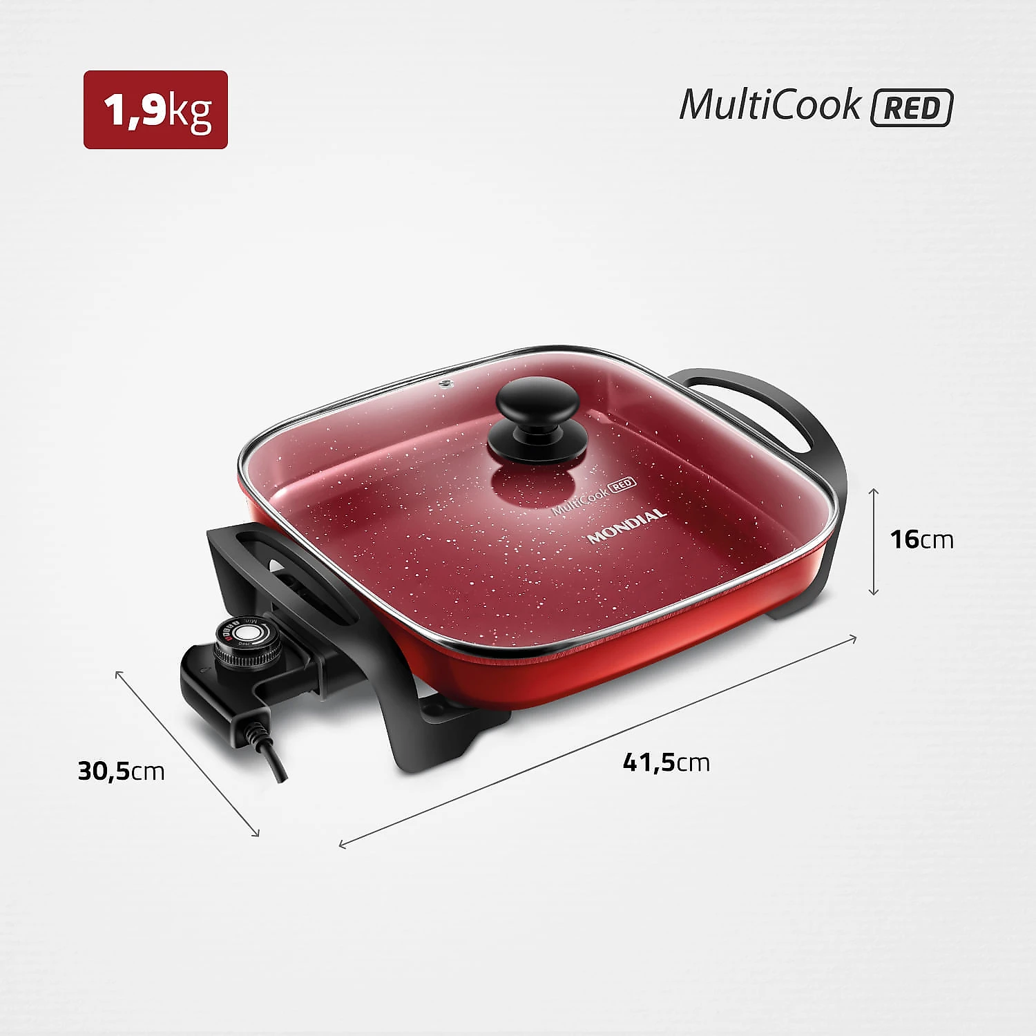 Panela Elétrica Grill Mondial PE-49-RC 127V