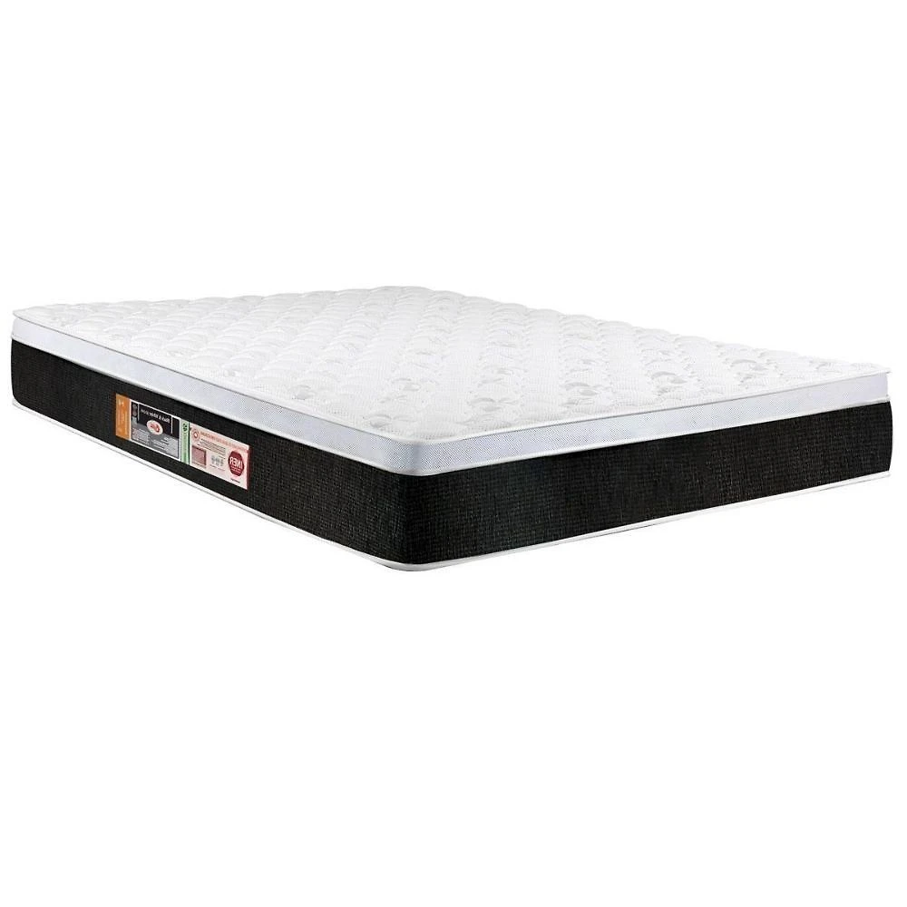 Colchão Especial Espuma D45 Black White Air Euro Pillow (96x203x23) - Castor