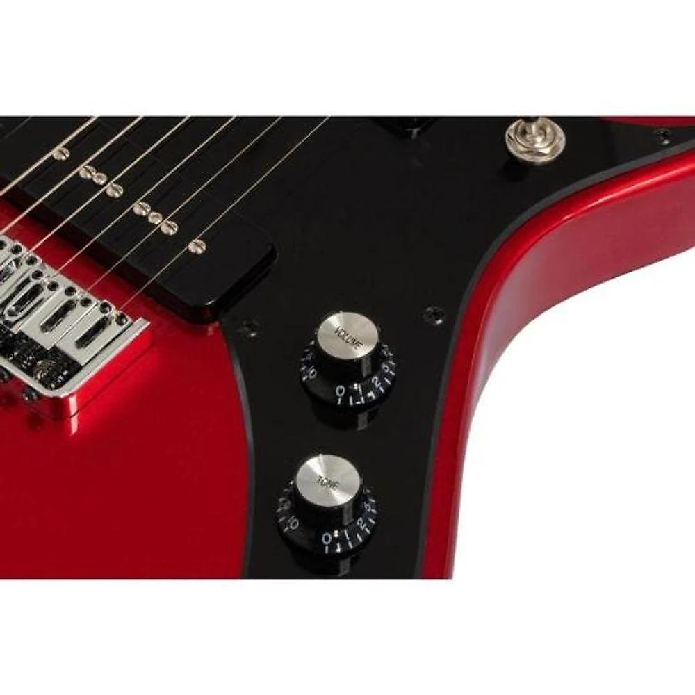 Guitarra Aria Pro II J-2 com Corpo em Poplar, Braço Maple, 24 Trastes Candy Apple Red Aria Guitars