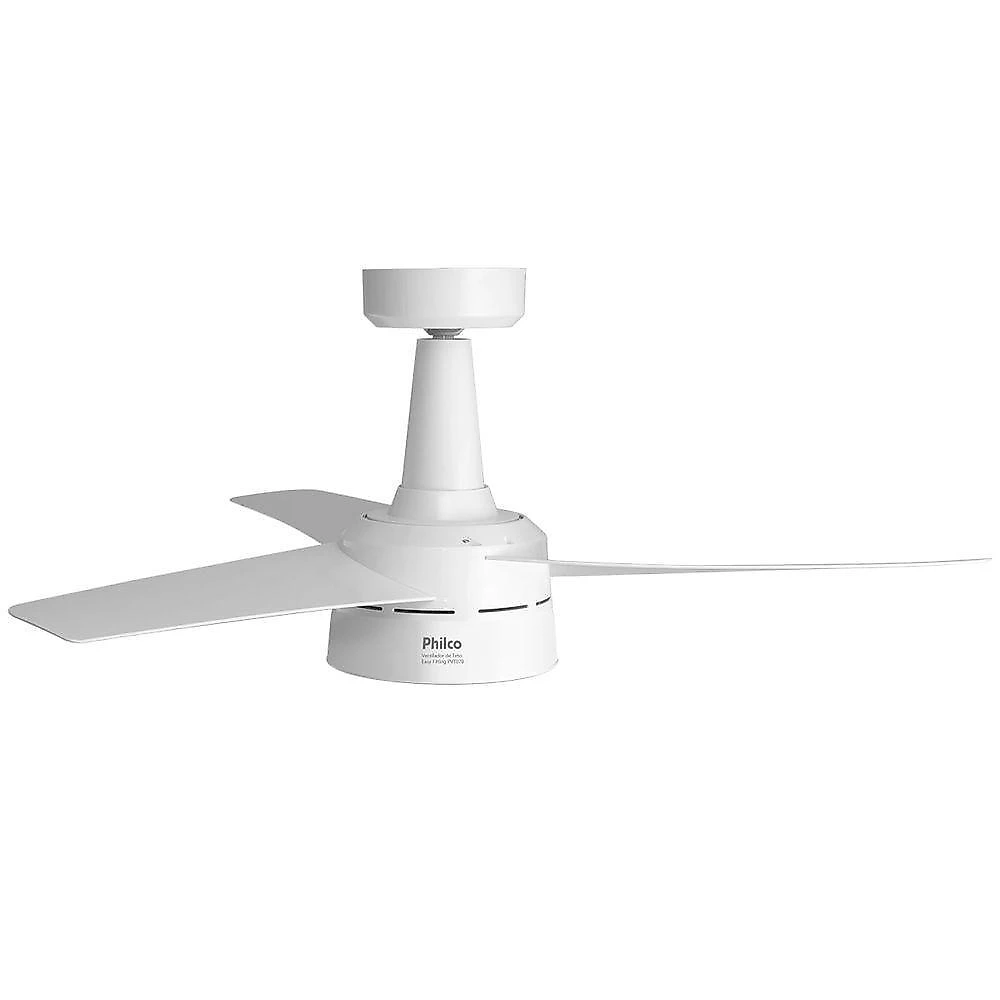 Ventilador de teto philco 145w 3 velocidades branco pvt07b 110v