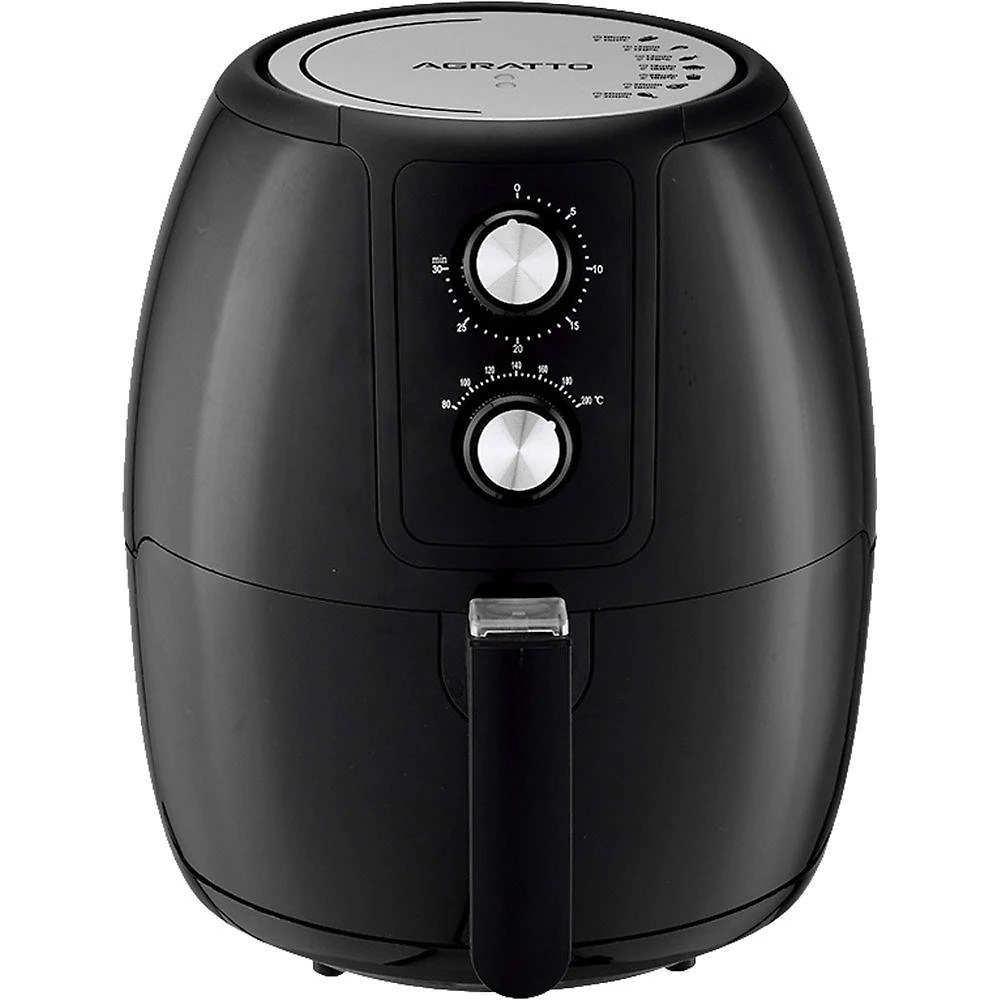 Fritadeira Eletrica Supremma Digital Preto 3,6l Agratto 220V