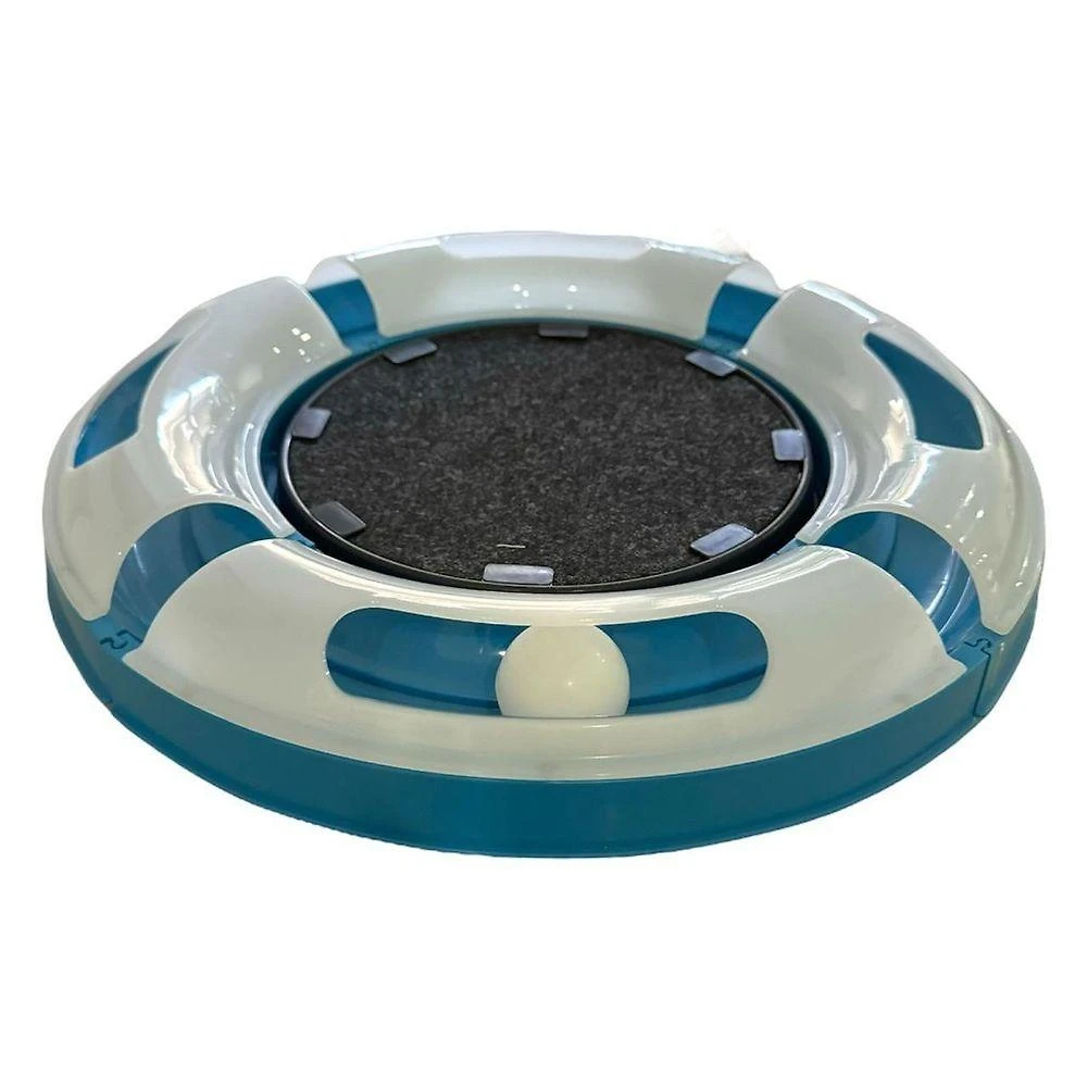 Arranhador para Gatos OEM Redondo Relax com Bolinha Miau Azul 35 e 5cm 1 Unidade