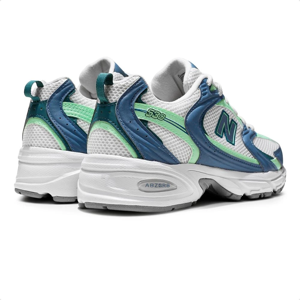 Miniatura Tênis New Balance 530 Unissex Azul / Verde - 34