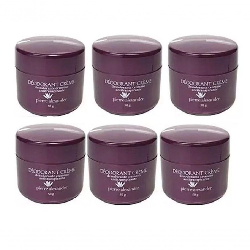 Desodorante em Creme Desodorante Pierre Alexander Pote Kit 6 Unidades Proteção 48 Horas Pierre