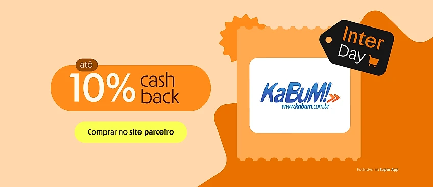 KABUM COM ATÉ 10% DE CASHBACK