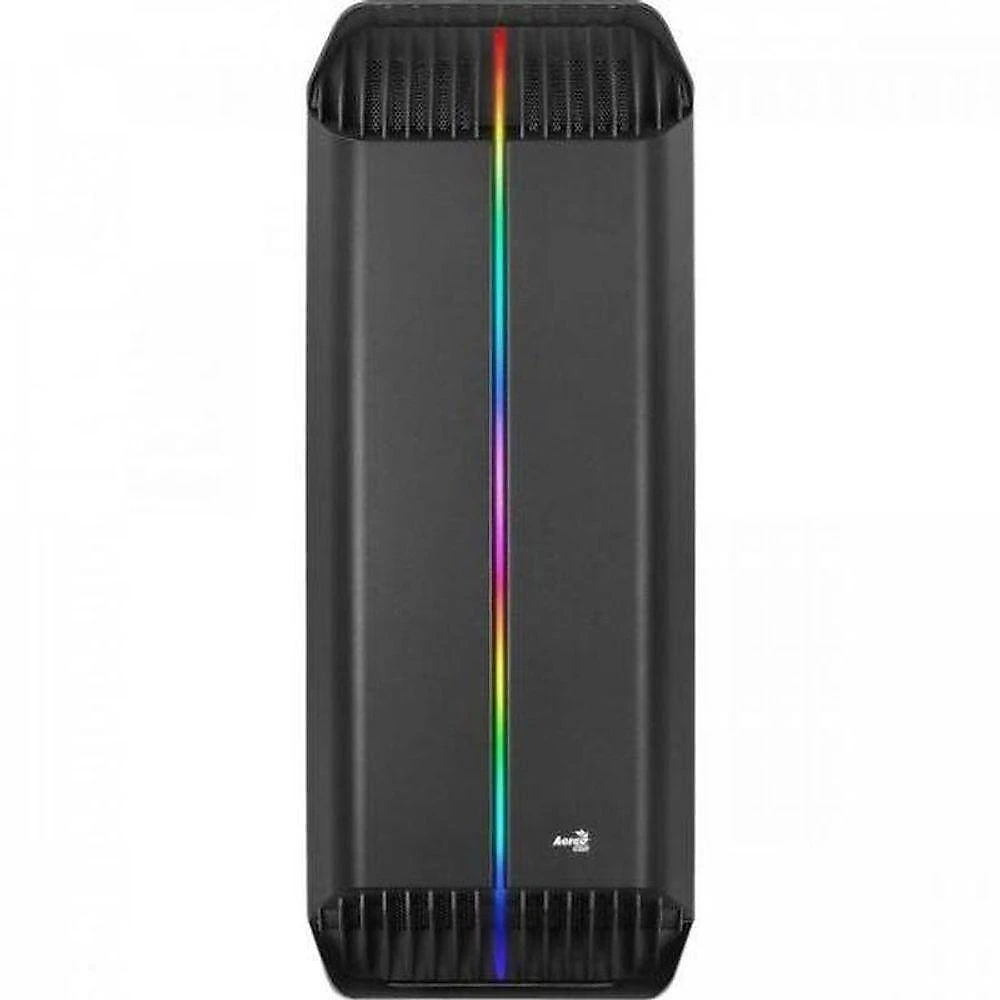 Gabinete Gamer Aerocool Gladiator Preto Rgb Lateral Vidro