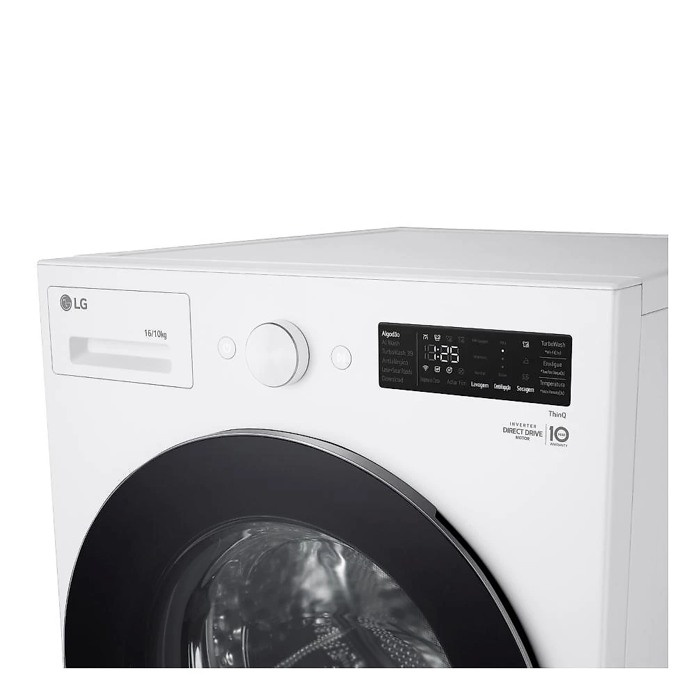 Lava e Seca Smart LG 16kg Branca com AIDD™ WD16WNTS6 220V