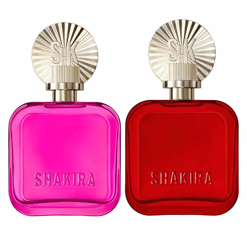 Shakira Kit - Fucsia by Shakira Perfume Feminino EDP 80ml + Rojo by Shakira  Perfume Feminino EDP 80ml