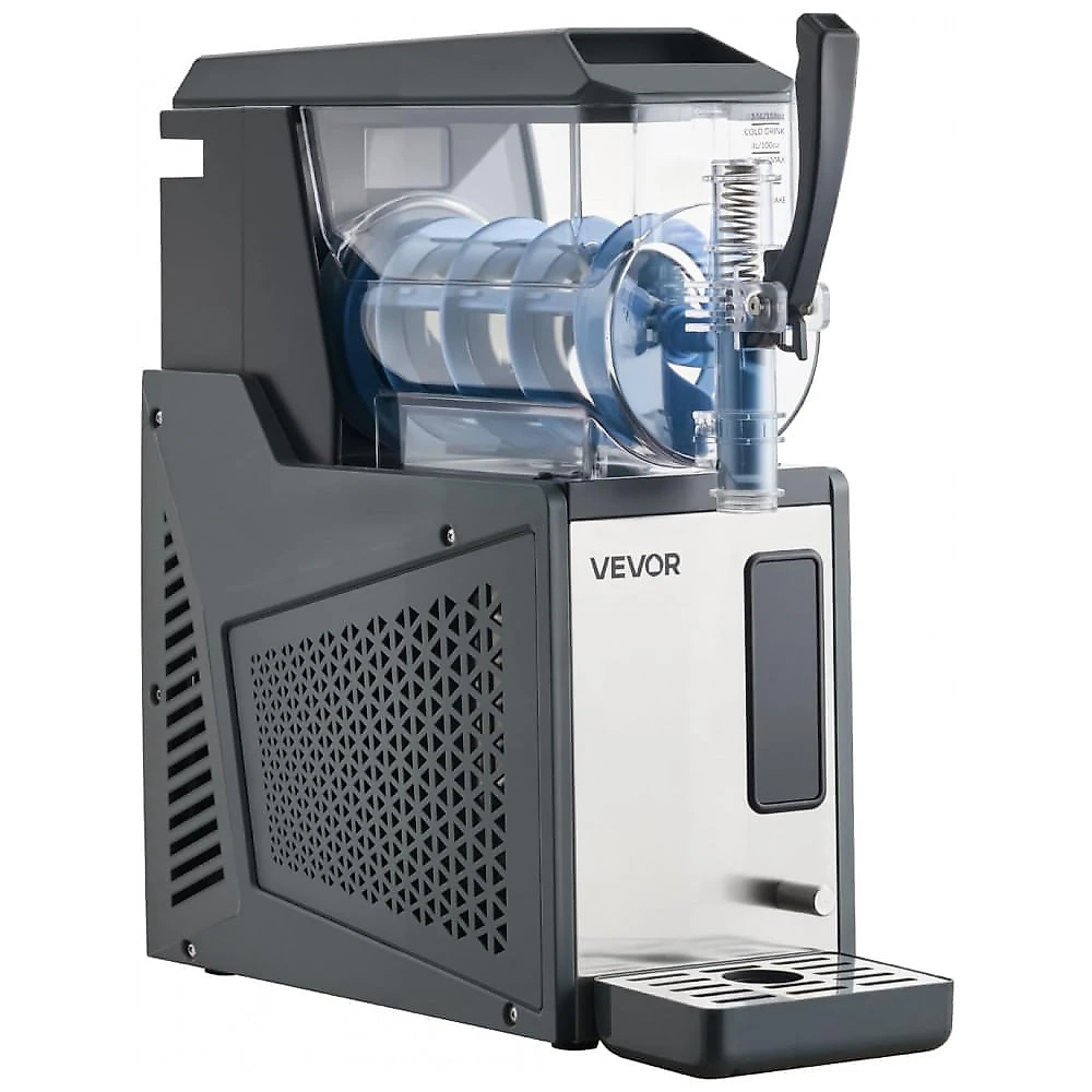 Máquina de Slush Raspadinha Frozen VEVOR 4L Tanque Único Auto Limpeza 5 Programas 110V