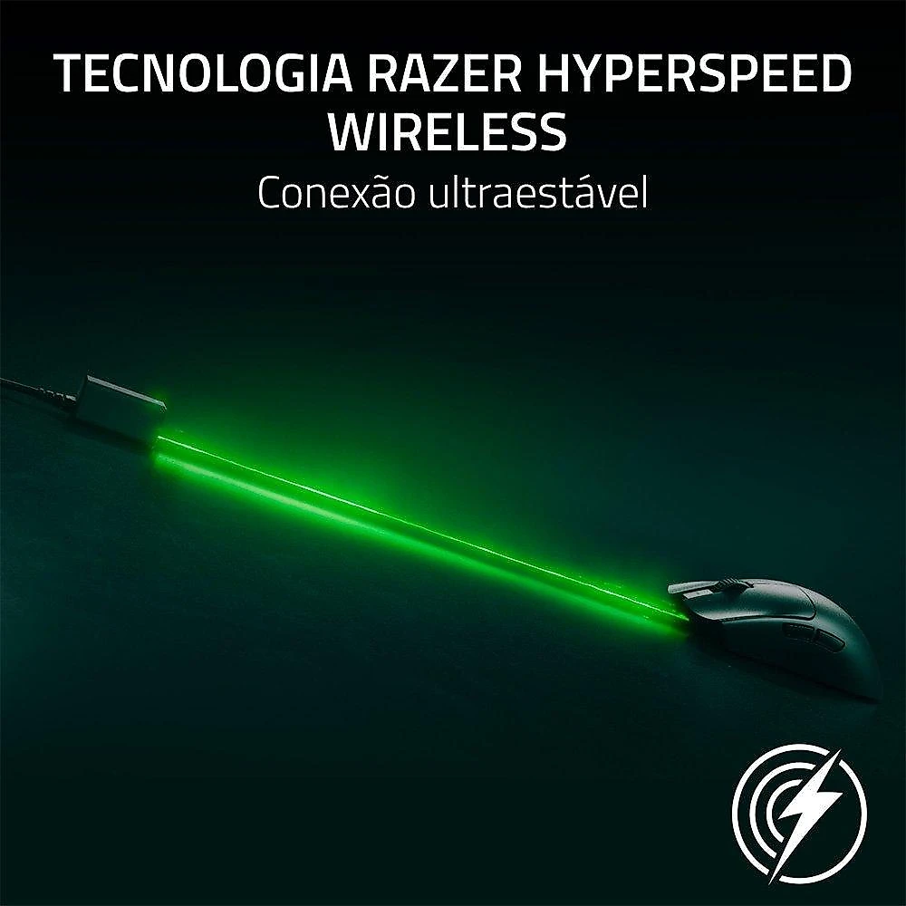 Mouse Gamer Sem Fio Razer Viper V3 Pro, 35000 DPI, Preto - RZ01-05120100-R3U1