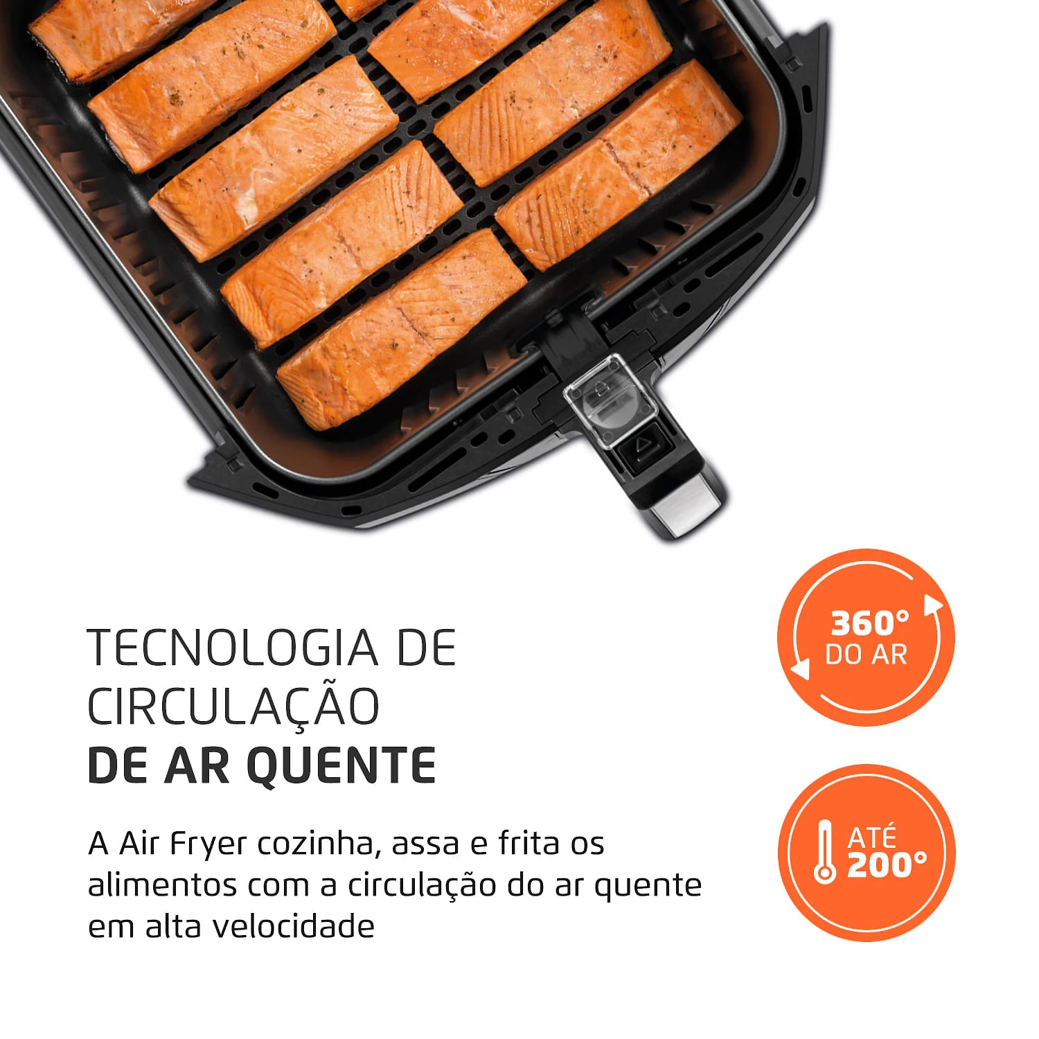 Fritadeira Sem Óleo Air Fryer 8 Litros AFN-80-BI Mondial 127V