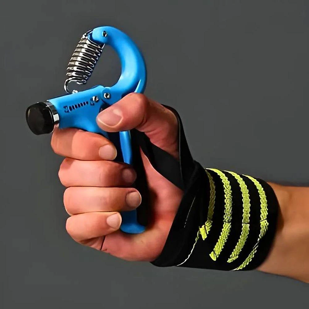 Hand Grip Mola Ajustavel Flexor Mao Antebraco Intensidade Regulavel 05kg a 60kg Fortalecimento Punho