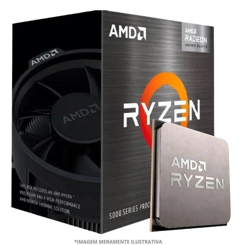 Miniatura Pc Gamer Amd Ryzen 5 4600g, 16gb Ram, Placa De Video Radeon Vega 7, Ssd 480gb, Fonte 550w + Kit Gamer Completo
