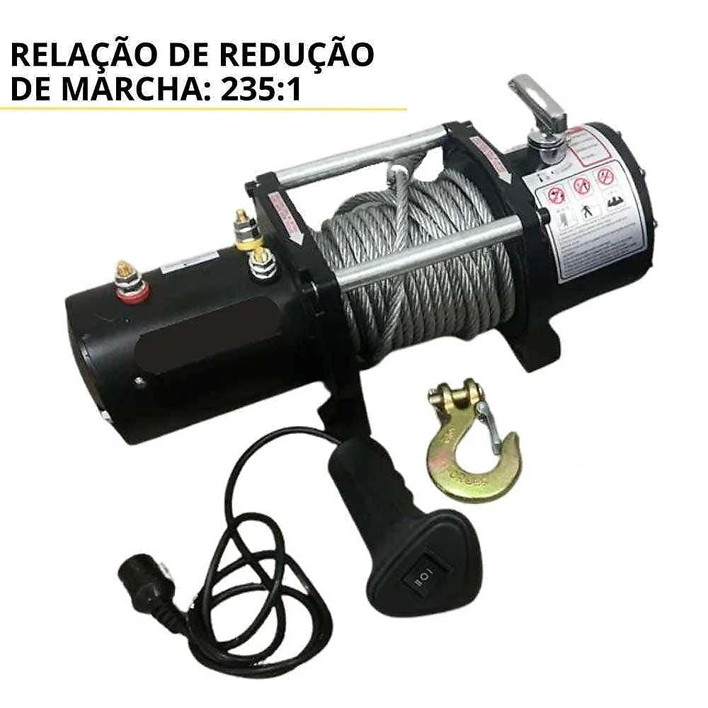 Guincho Elétrico com Cabo 26m 12000LBS 5443kg IMPORTWAY