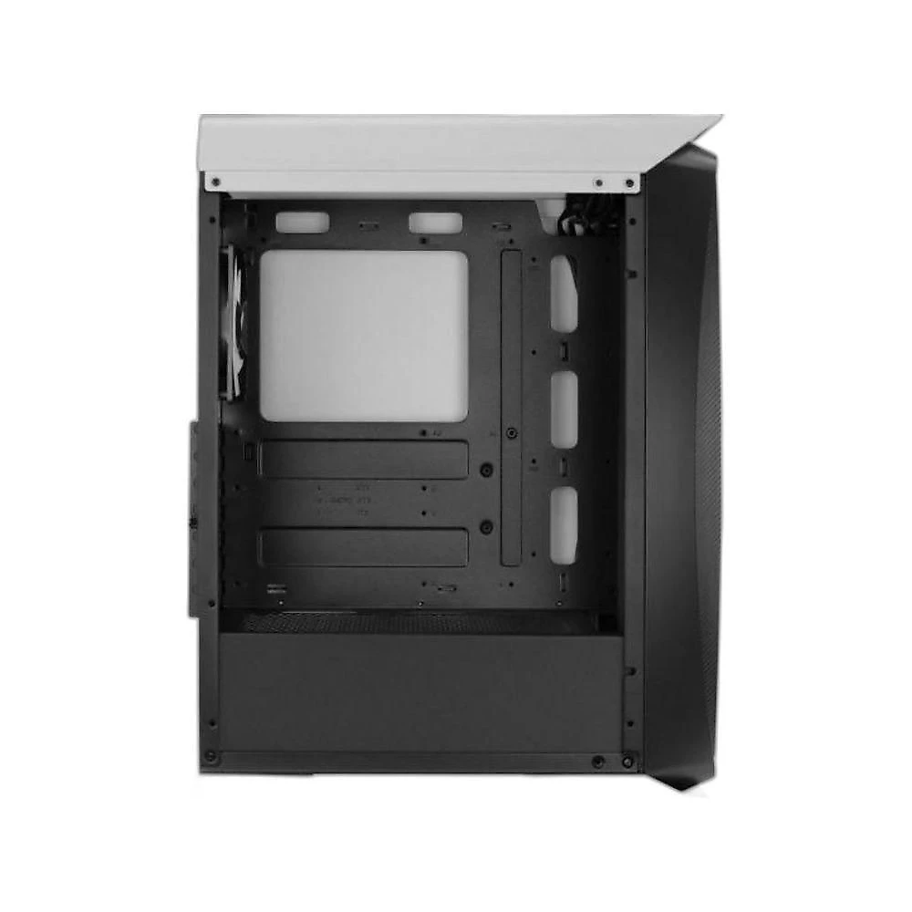 Gabinete Gamer Mid Tower Aero One Frost Vidro Temperado RGB Branco Aerocool com 4 Fans
