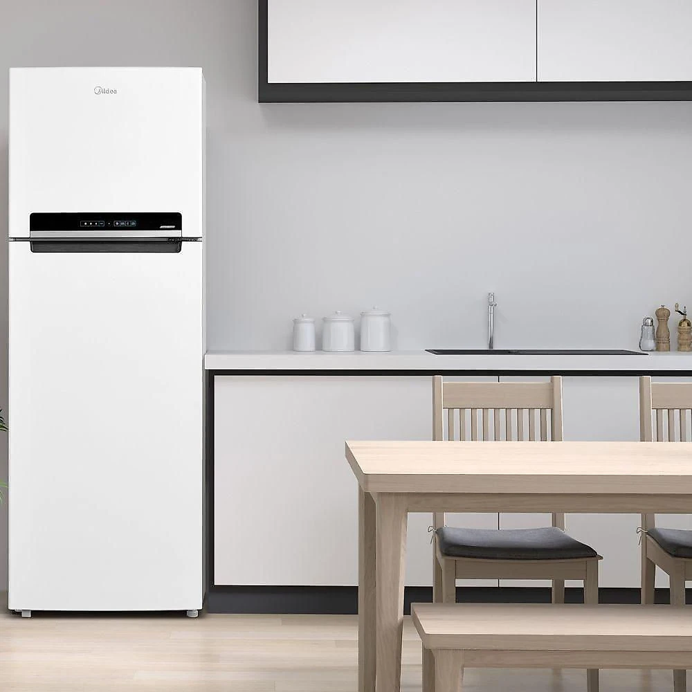 Geladeira Midea Duplex Frost Free Inverter 394L RT533 Branco 110V