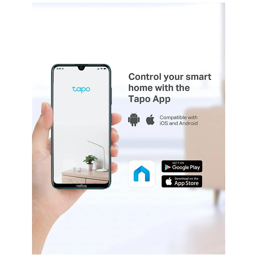 Câmera de Segurança Interna TPLink Tapo 1080P para Monitoramento de Bebês e Pets - Visão Noturna, Áudio Bidirecional, Detecção de Movimento