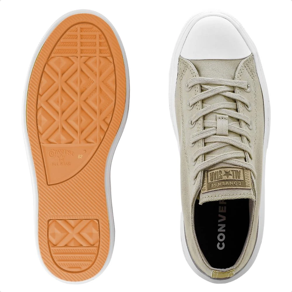 Tênis Converse Chuck Taylor All Star Move Feminino Bege / Branco - 34