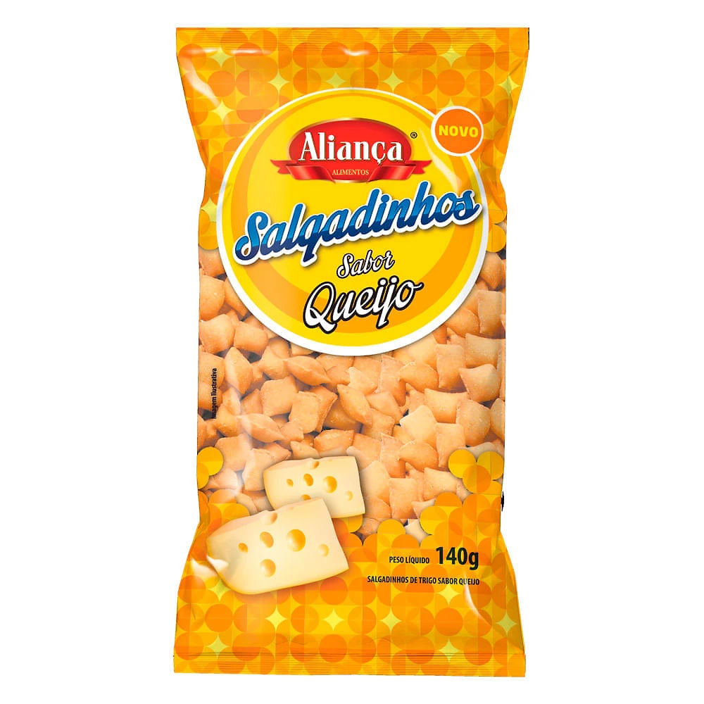 Salgadinho Aliança Sabor Queijo 140g