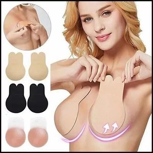 Miniatura Sutiã Adesivo Push Up Levanta Seios Coelho - Tamanho S
