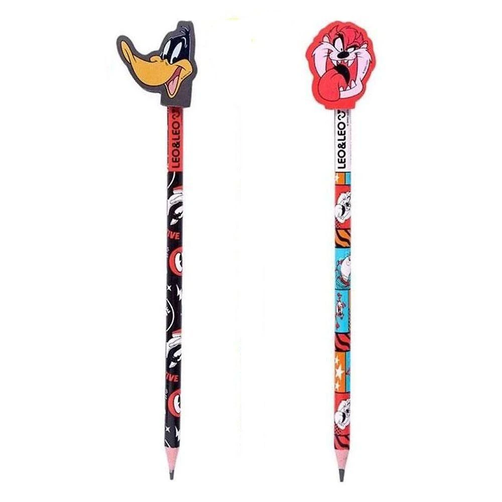 Lápis De Escrever Looney Tunes 2 Unidades - Leo&amp;leo