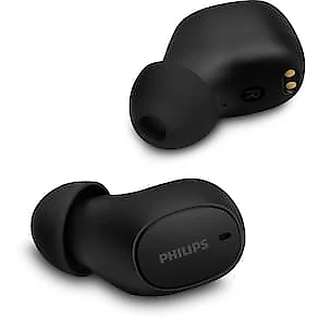 Fone de Ouvido Philips TAT2500BK/00 Bluetooth Cancelamento de Ruído Intra-Auricular TWS 24h Bateria Preto