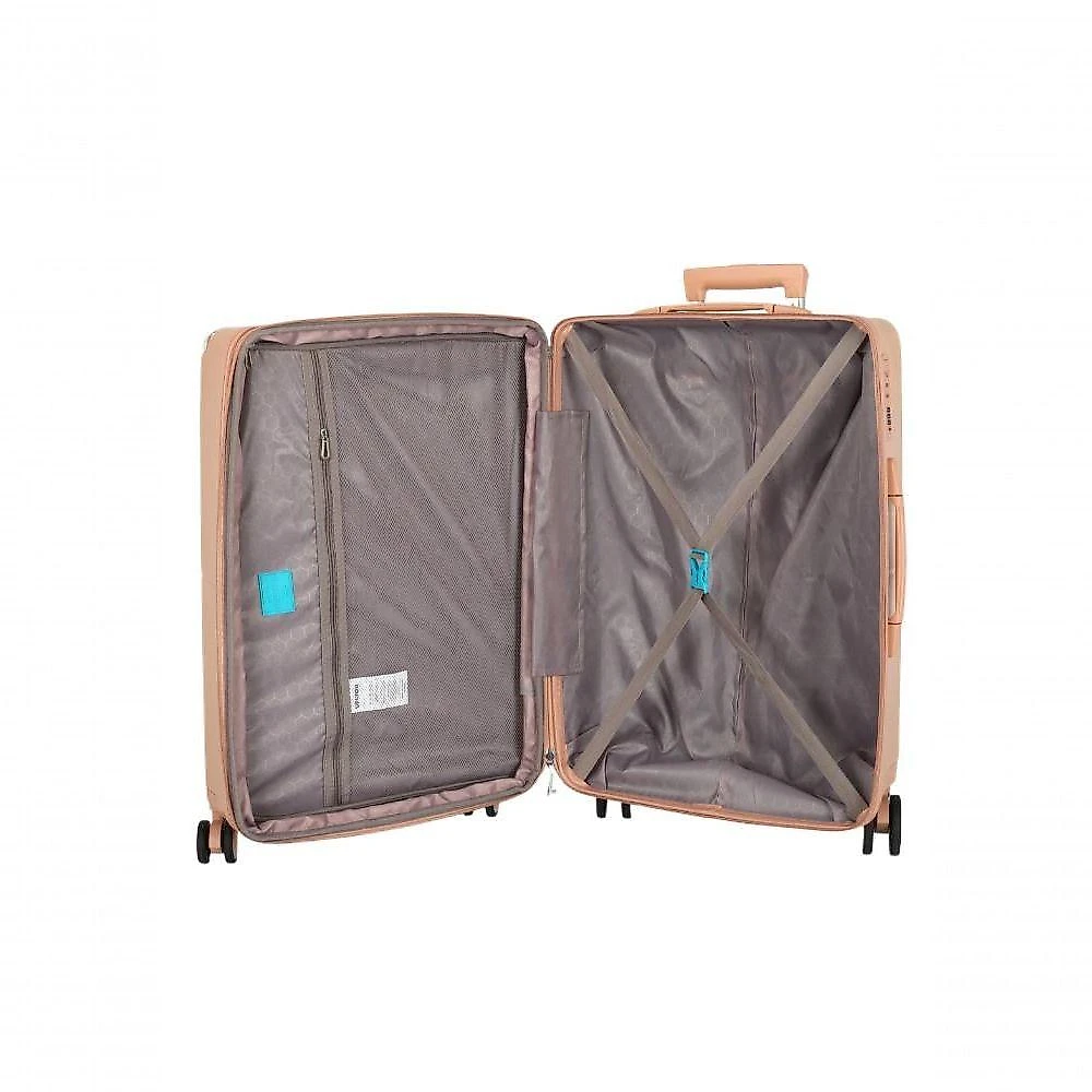 Mala de Viagem Grande Abs com Rodas 360 Zíper Katerini 2.0 Pink Up4you