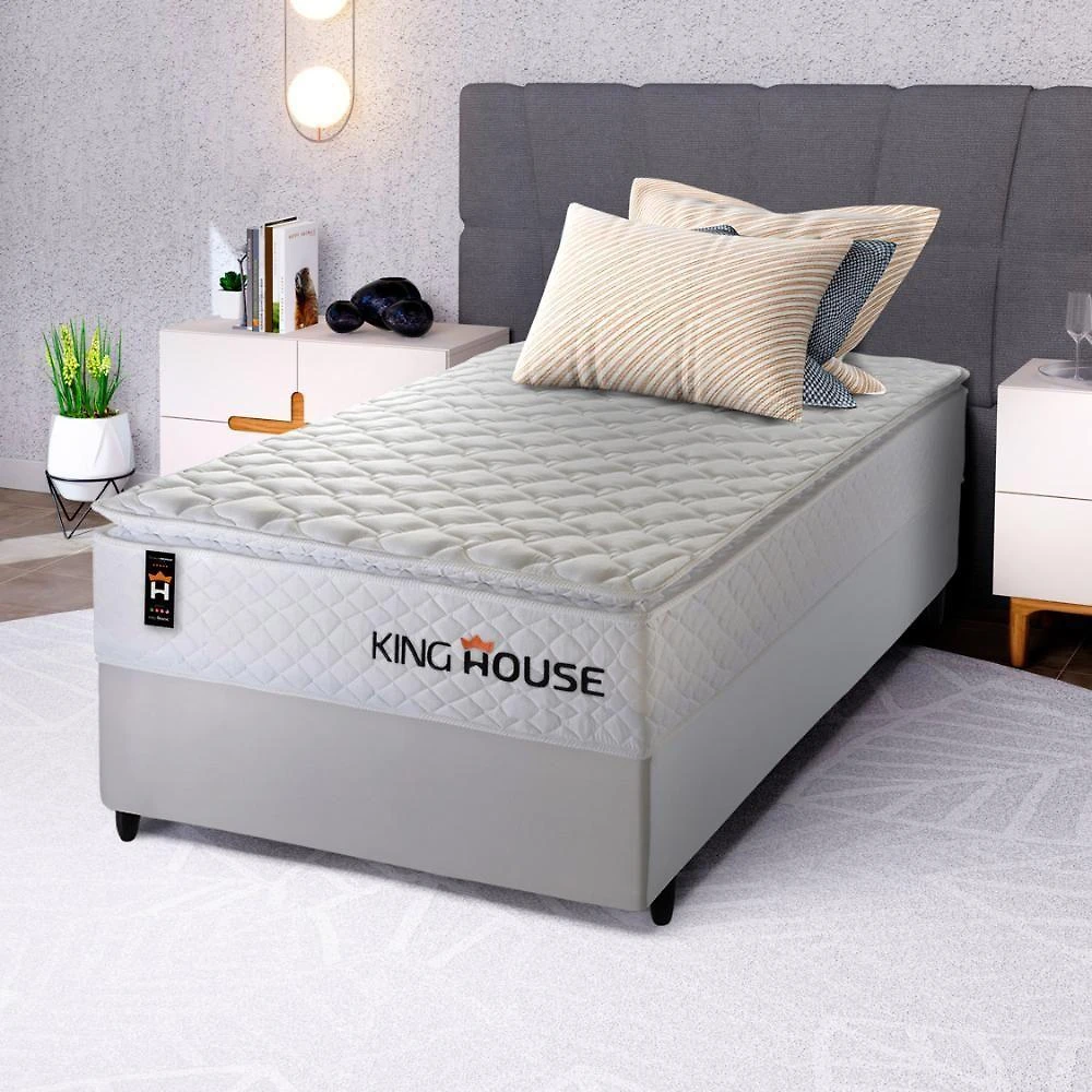 Cama Box Molas Ensacadas New Moon Solteiro 88x188 King House