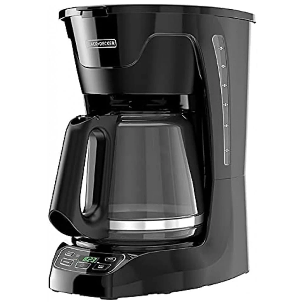 Cafeteira Programável 2,8 Litros com Painel Digital e Jarra Removível, 800W 110V, BLACK DECKER, Preta