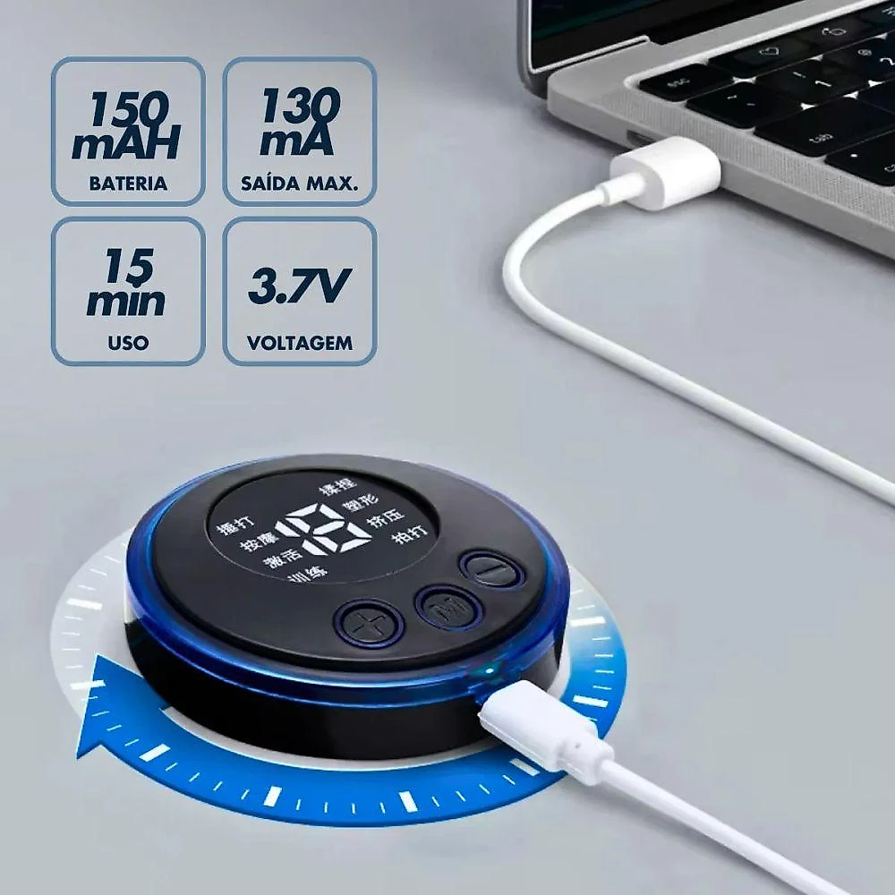 Massageador Para Pés Pernas Ems Magnético Relaxante Pro