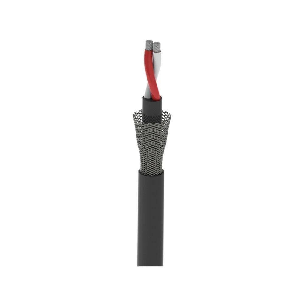 Cabo de Microfone SC30 Dupla Blindagem 0,30MM² 100M Preto Santo Angelo