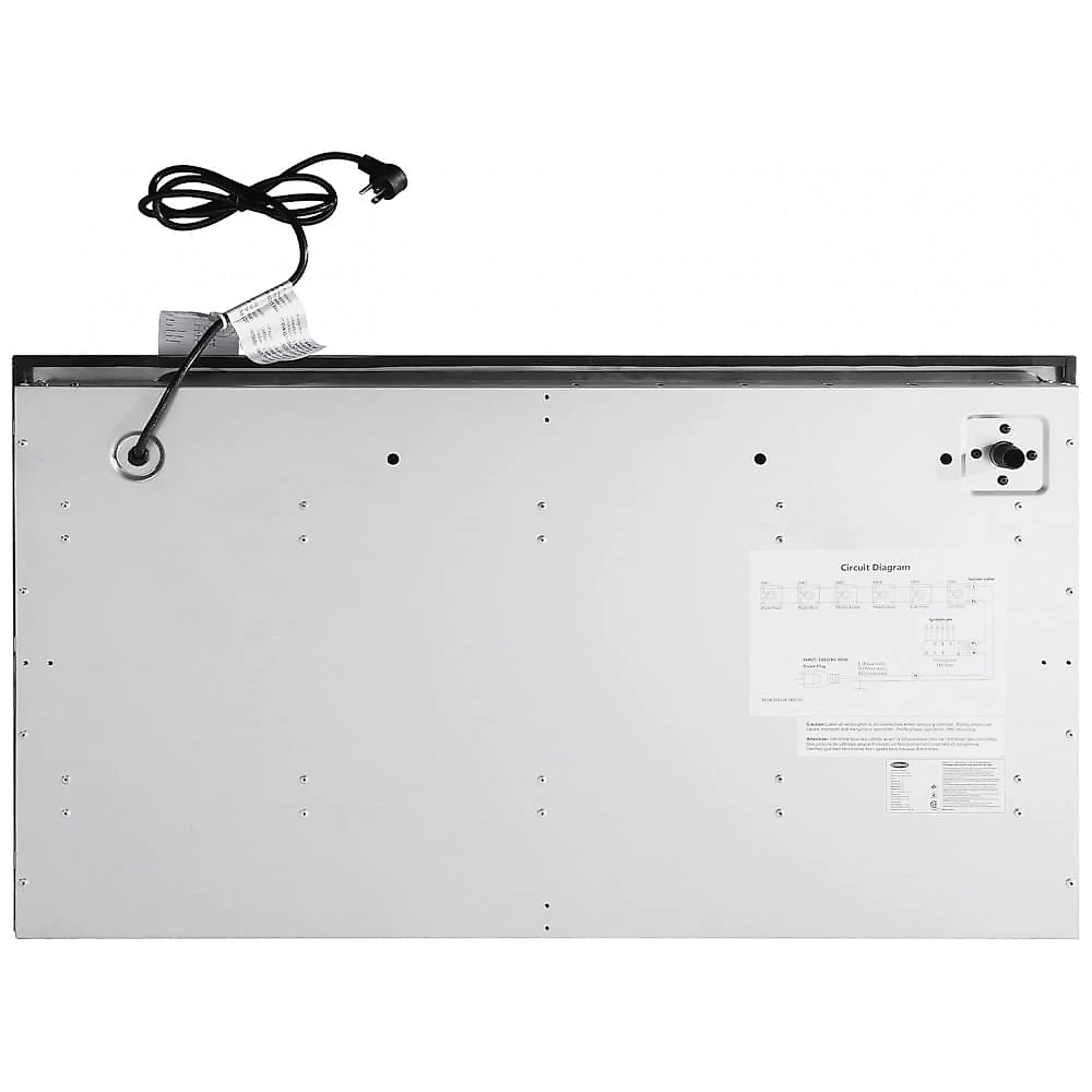 Cooktop a gás de embutir 91cm Cosmo inox 6 queimadores italianos selados grade em ferro fundido acendimento eletrônico 110V
