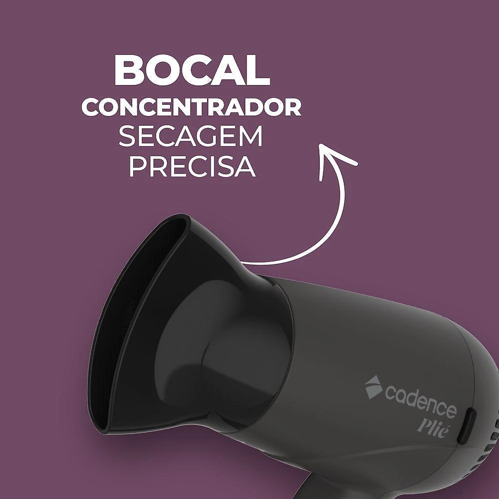 Secador De Cabelos Dobrável Cadence Plié Bivolt