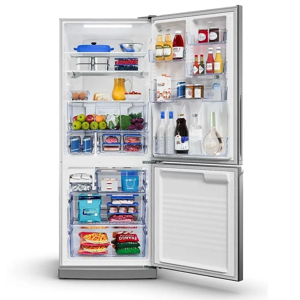 Geladeira Panasonic Duplex Frost Free Inverter 475L NR-BB64PV2XC Cinza Bivolt