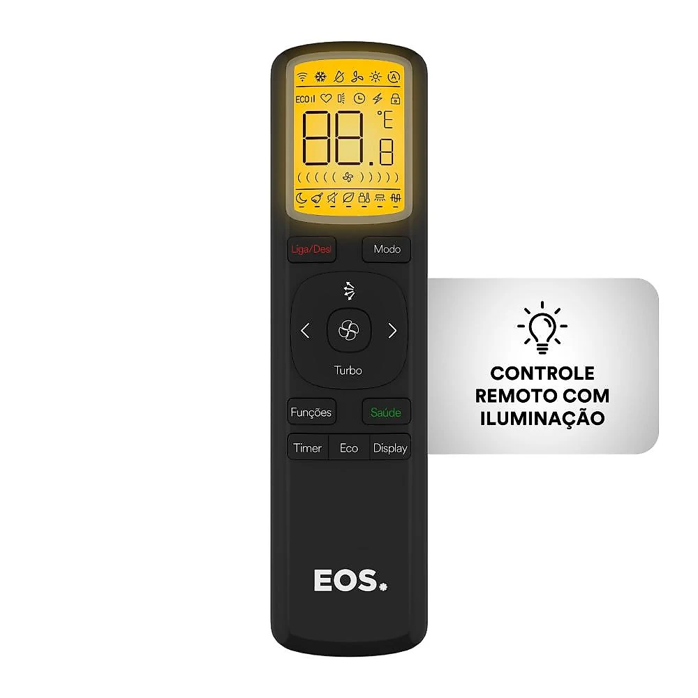 Ar-Condicionado Split Inverter 9000 BTUs EOS Master Inverter High Wall Só Frio EASM9001IFI/EASM9000IFE 220V