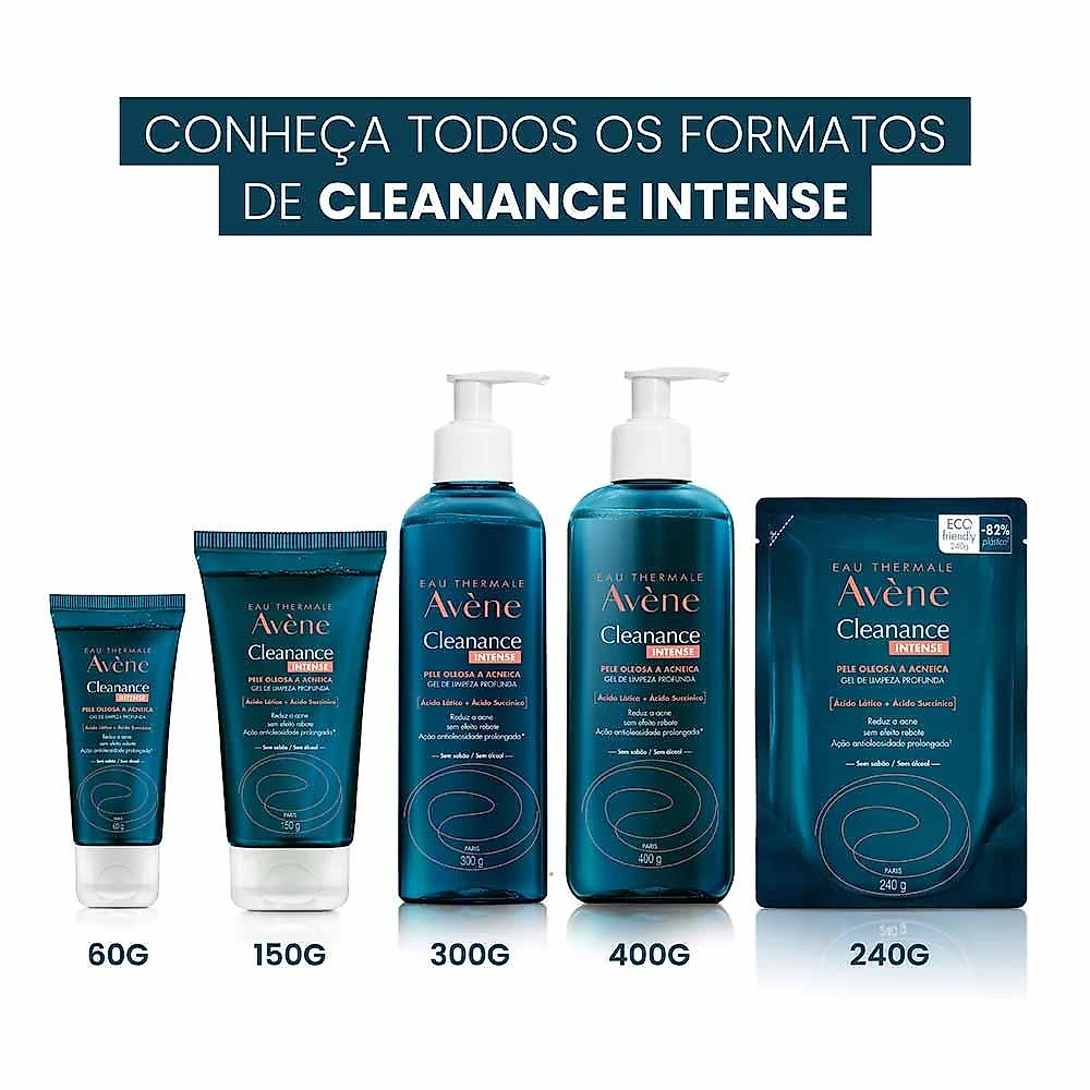 Avène cleanance intense gel de limpeza facial profunda 150g