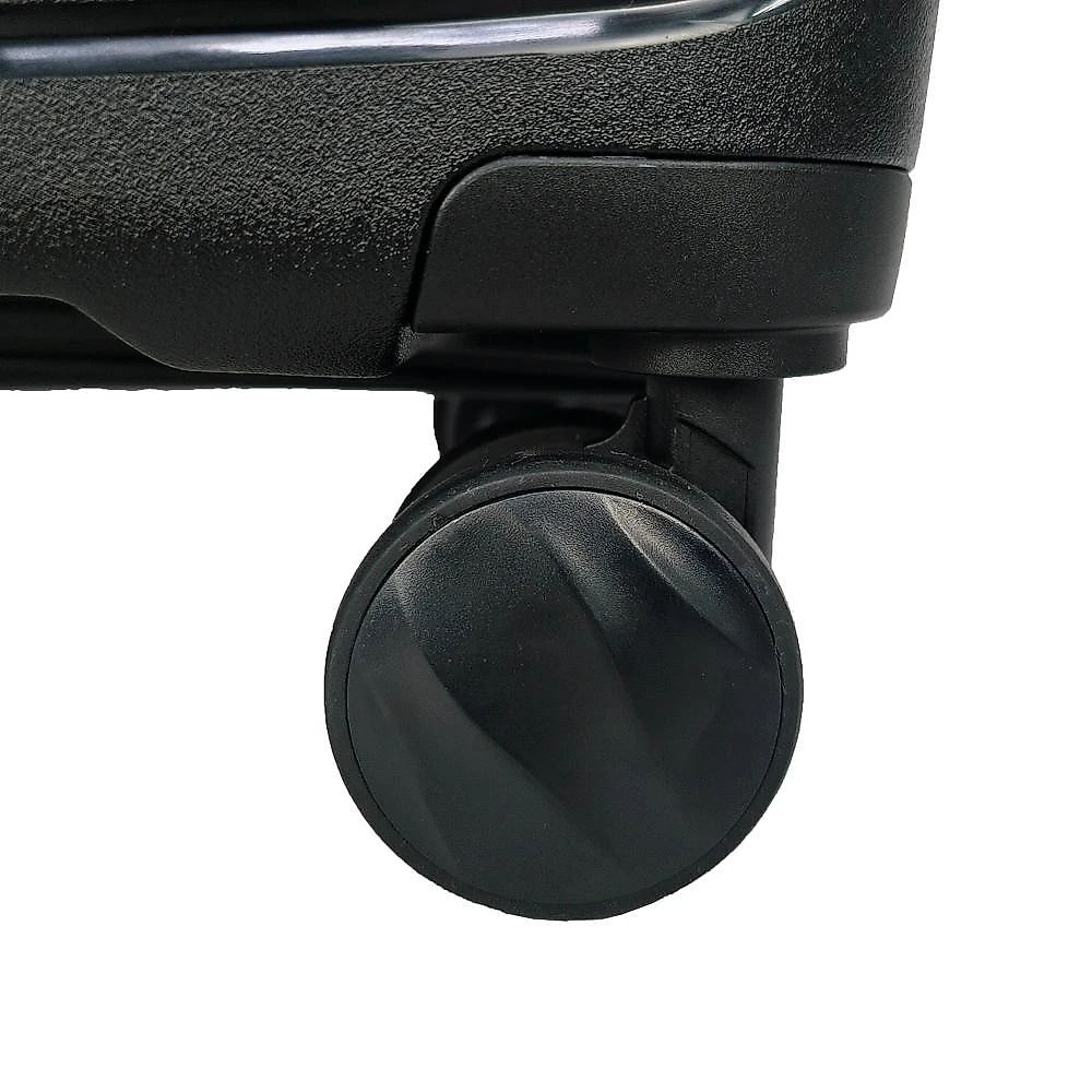 Mala de bordo preto expansível linha premium rodas 360°