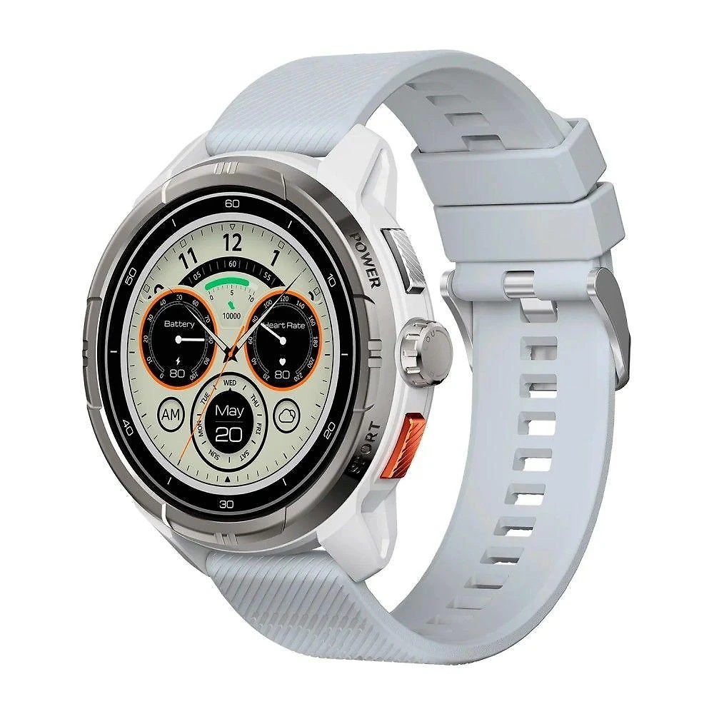 Smartwatch Haylou Solar Ultra HF009 LS23 Tela AMOLED Frequência Cardíaca Bateria 720 Dias Prata