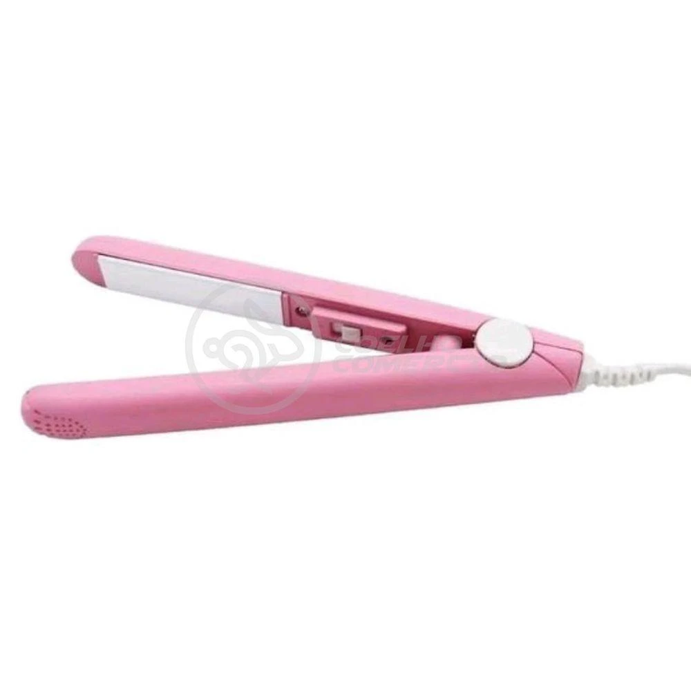 Mini Chapinha Prancha 17Cm Bivolt 110|220V Profissional Rosa