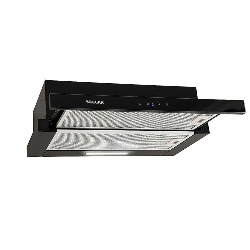 Depurador De Ar Suggar Slim De Embutir 60cm Preto 220v De62thpt
