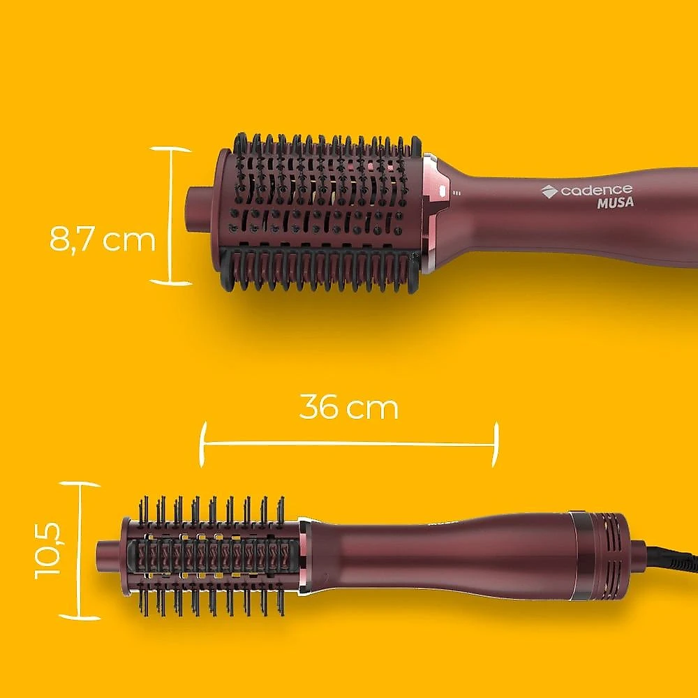 Escova Secadora Cadence Musa 3 em 1 ESC750 - Bivolt
