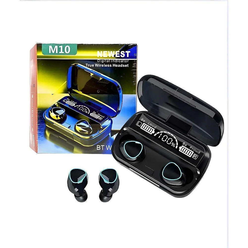 Fone de Ouvido Bluetooth MDM M10 com Case Power Bank Autonomia Média 4 Horas
