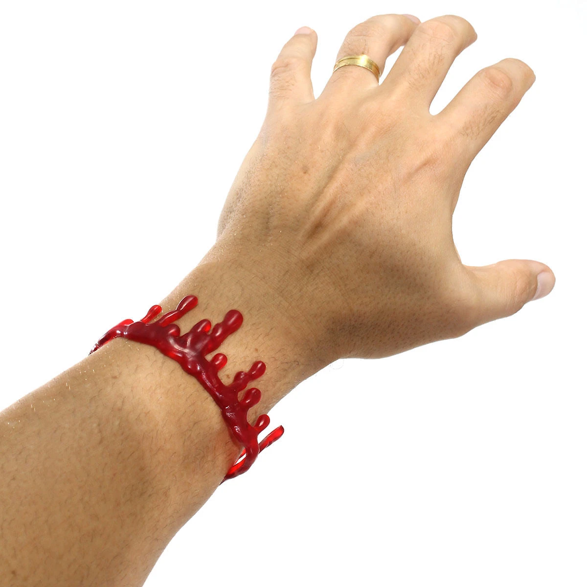 Bracelete Com Sangue Acessório Para Festas Abrakadabra